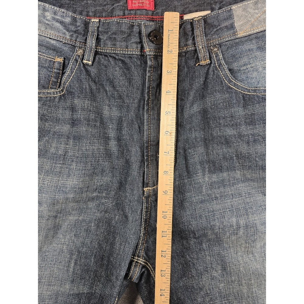 Sean John Relaxed Hamilton Denim Shorts Mens 38 Blue 100%‎ Cotton Classic Fit - Picture 10 of 10